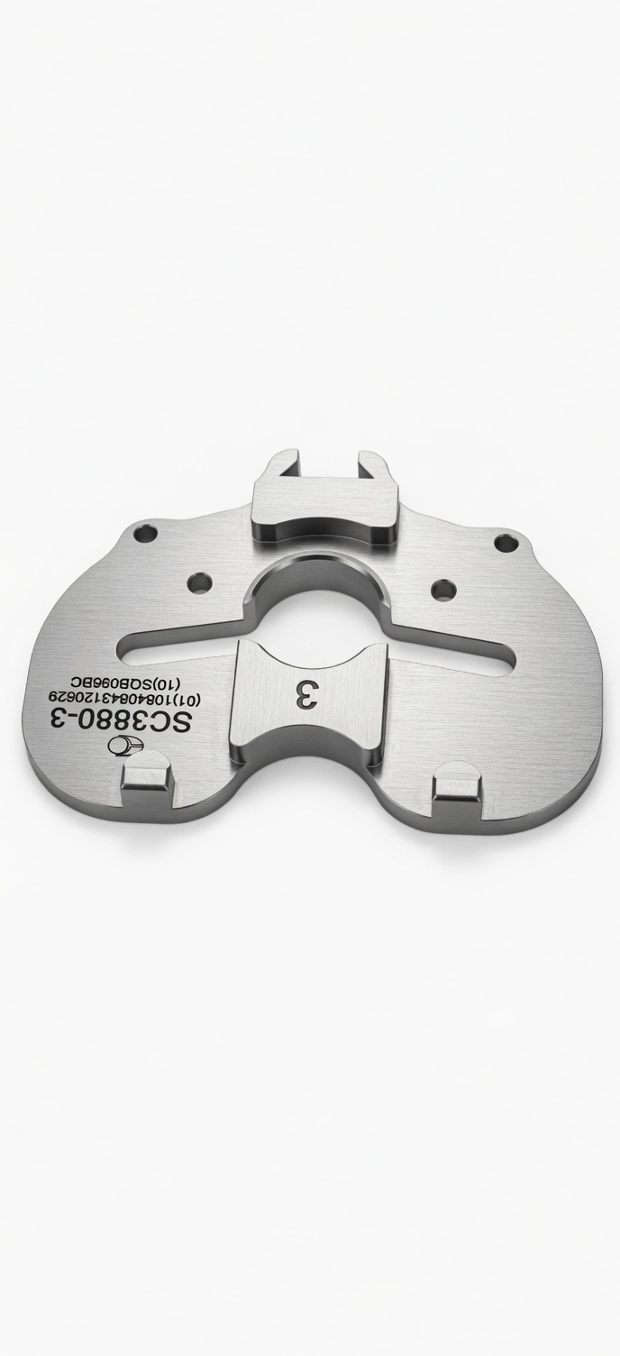 Laser-marked surgical plate with UDI